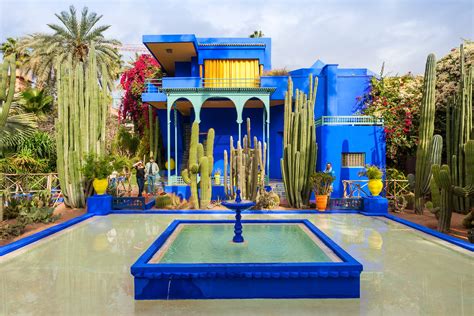 yves saint laurent gardens marrakech.